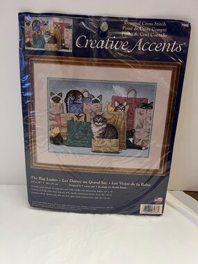 Dimensions Craft ‘The Bag Ladies’ Counted Cross Stitch Kit 14”x10”Multi